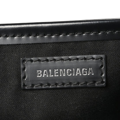 Balenciaga Cotton Canvas Satin Calfskin XS  White Black 7 of 12