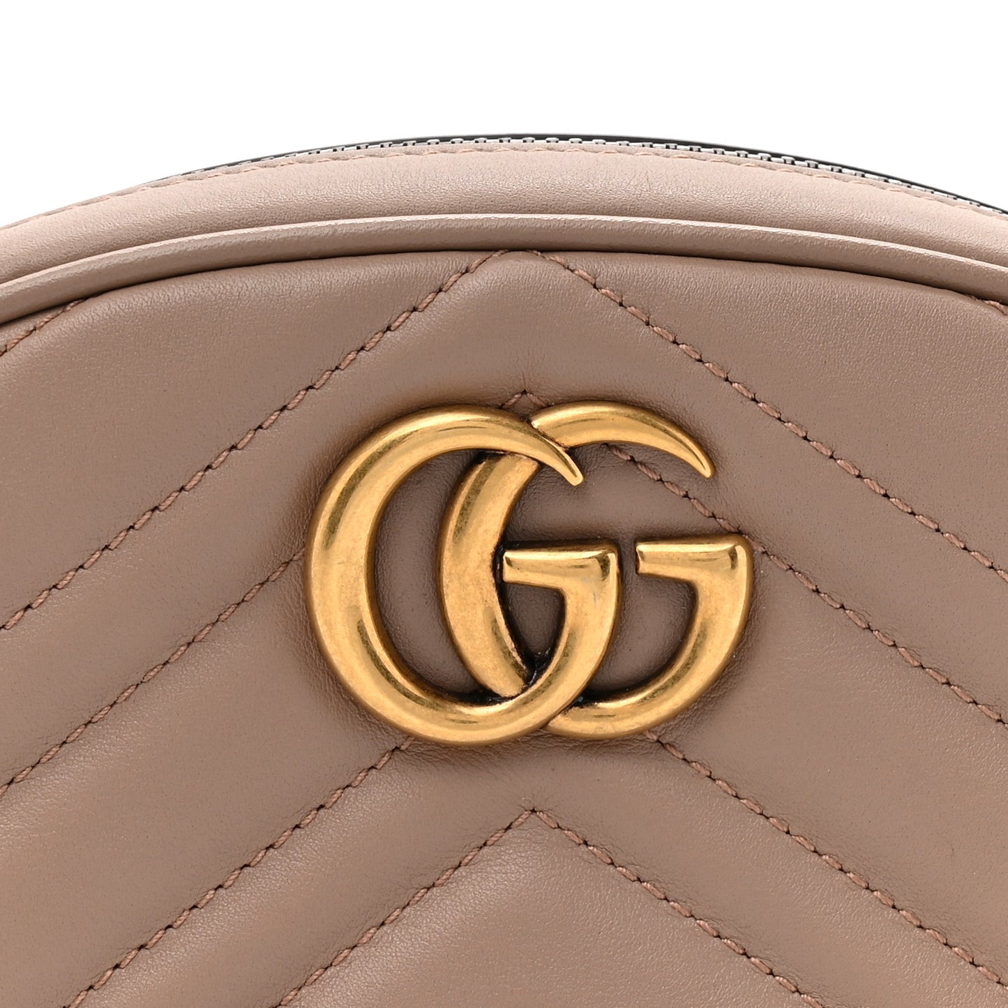 Calfskin Matelasse GG Marmont Belt Bag 75 30 Porcelain Rose