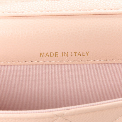 Chanel Caviar Quilted Mini Chain Bag Beige 7 of 12