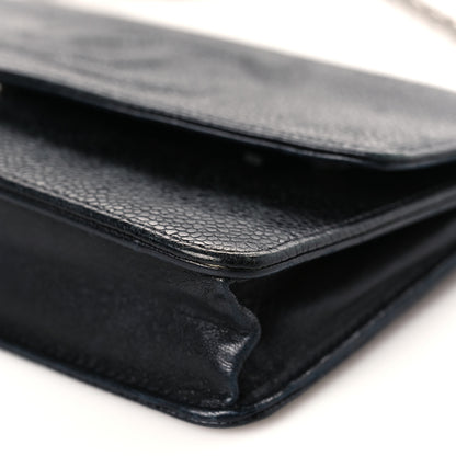 Chanel Caviar Timeless CC Wallet on Chain WOC Black 10 of 13