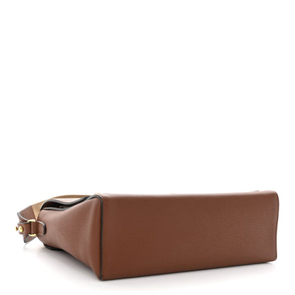 Burberry Calfskin Vintage Check Note Crossbody Bag Tan 4 of 10