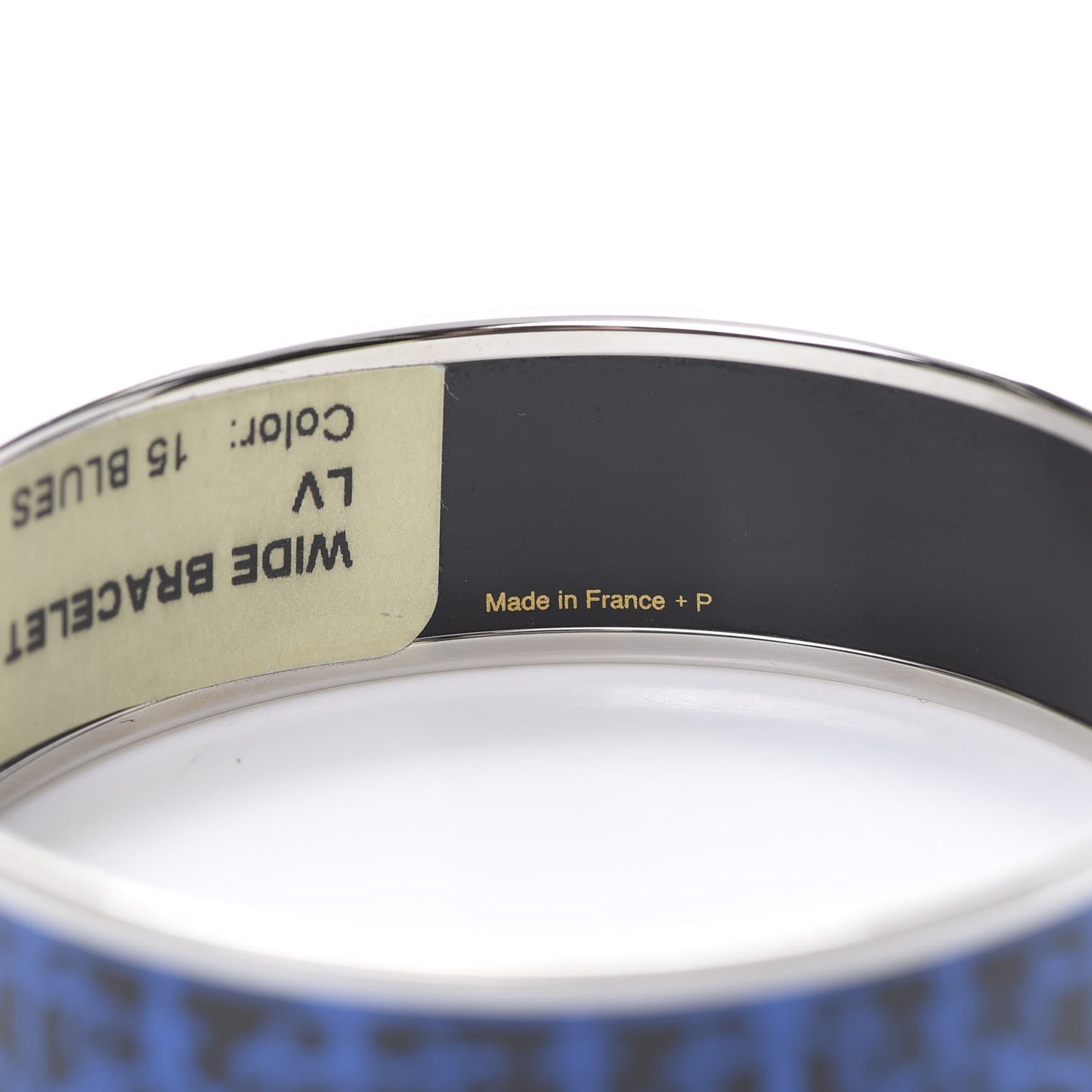 Enamel Printed Wide Balcons du Guadalquivir Bracelet 65 Blue