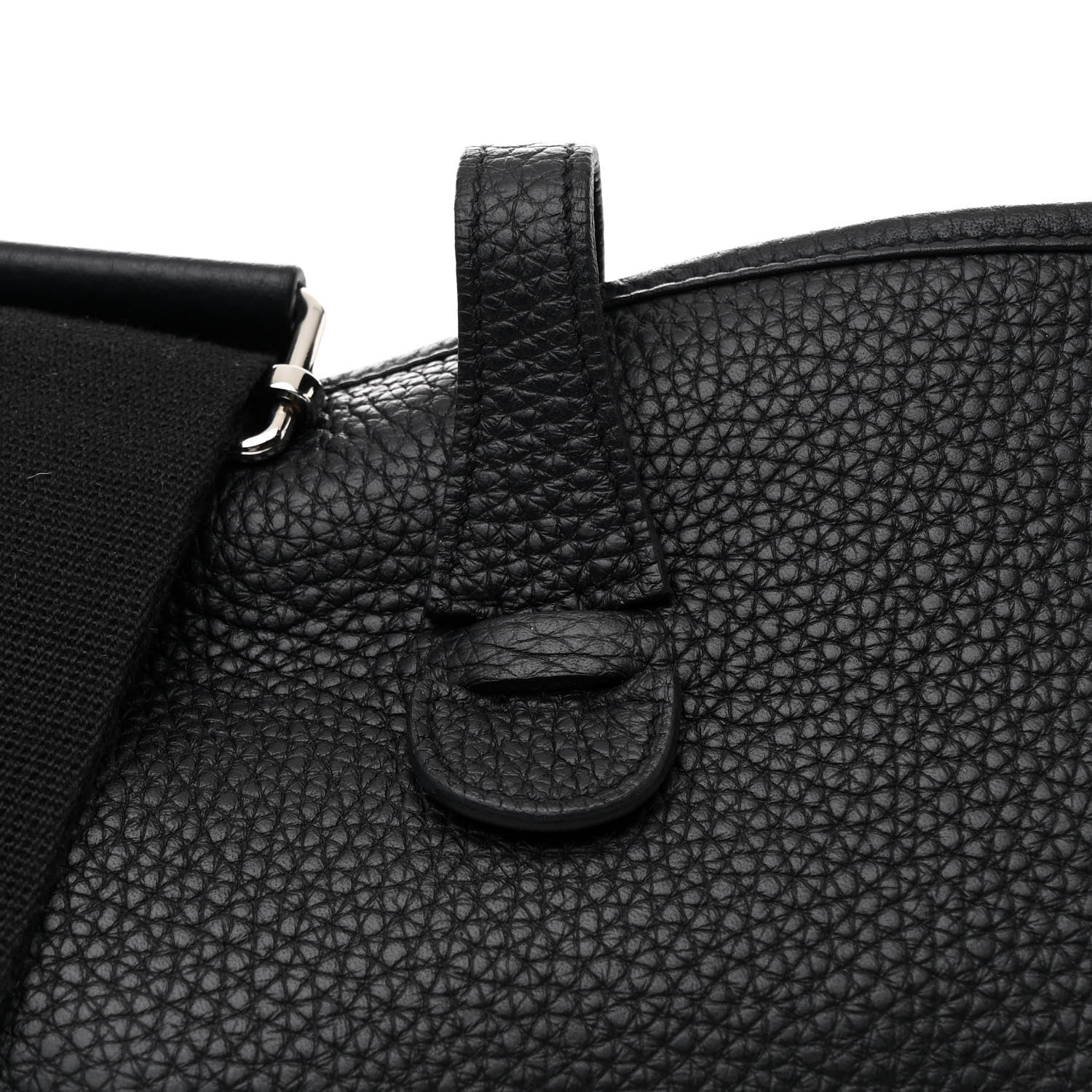 Hermes Taurillon Clemence Evelyne III PM Black 8 of 10