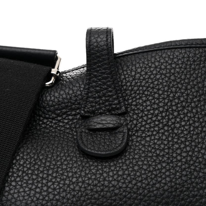 Hermes Taurillon Clemence Evelyne III PM Black 8 of 10