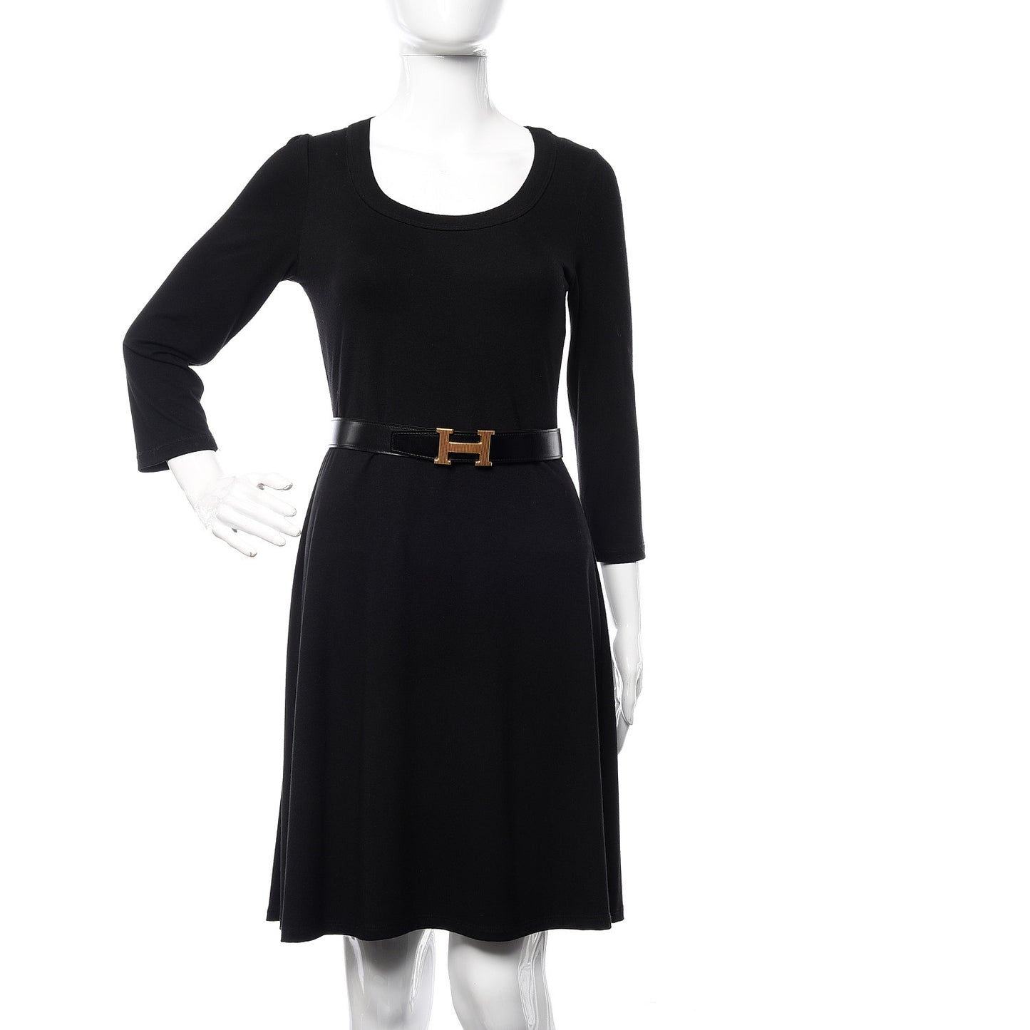 Box Togo Strie 32mm H Belt 95 Black Etain
