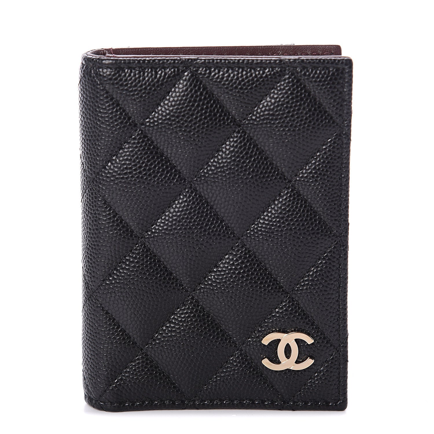 Chanel Caviar Quilted Card Holder Wallet Black 1 of 7
