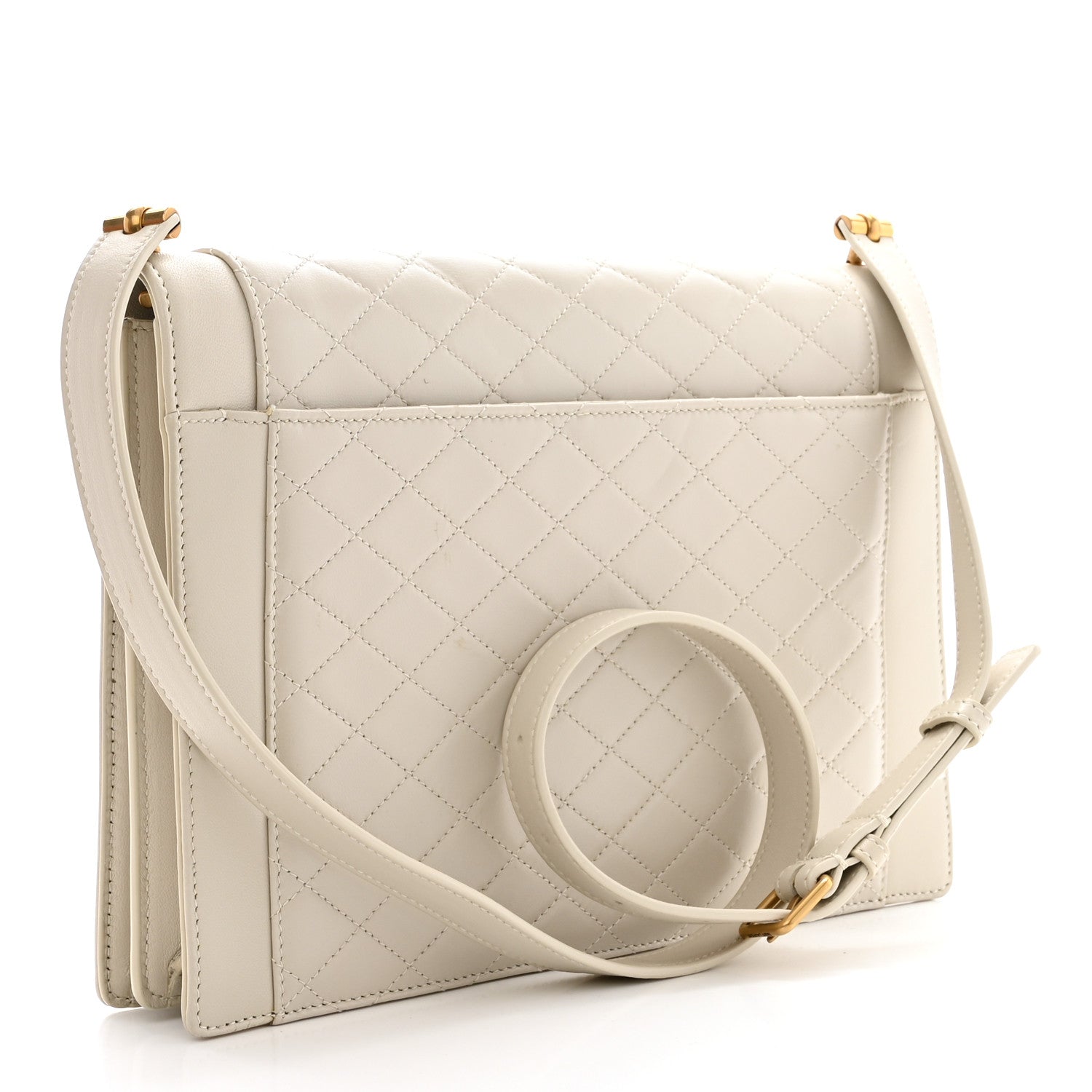 Saint Laurent Lambskin Quilted Mini Gaby Satchel Crema Soft 3 of 11