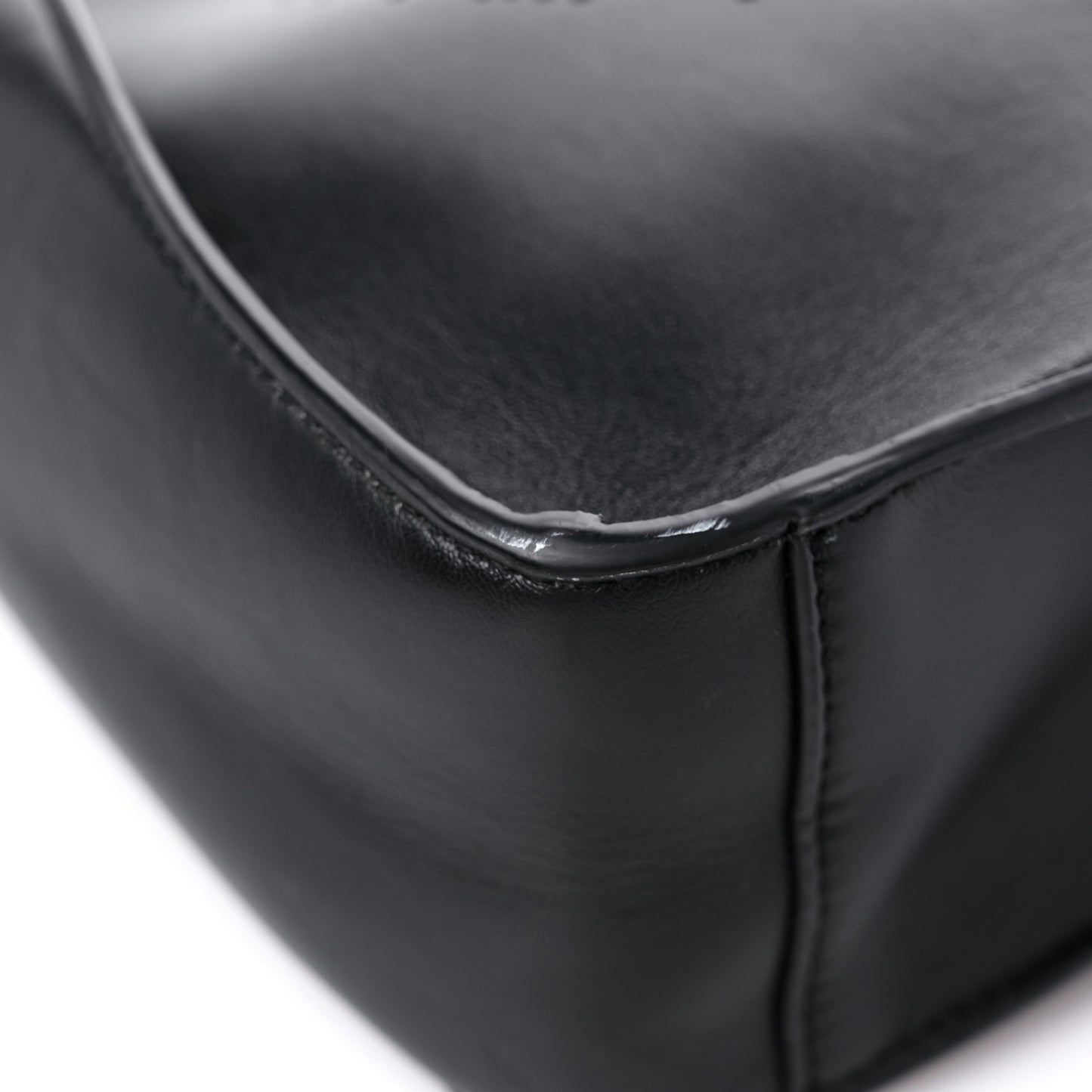 Eco Alter Nappa Perforated Logo Mini Crossbody Black