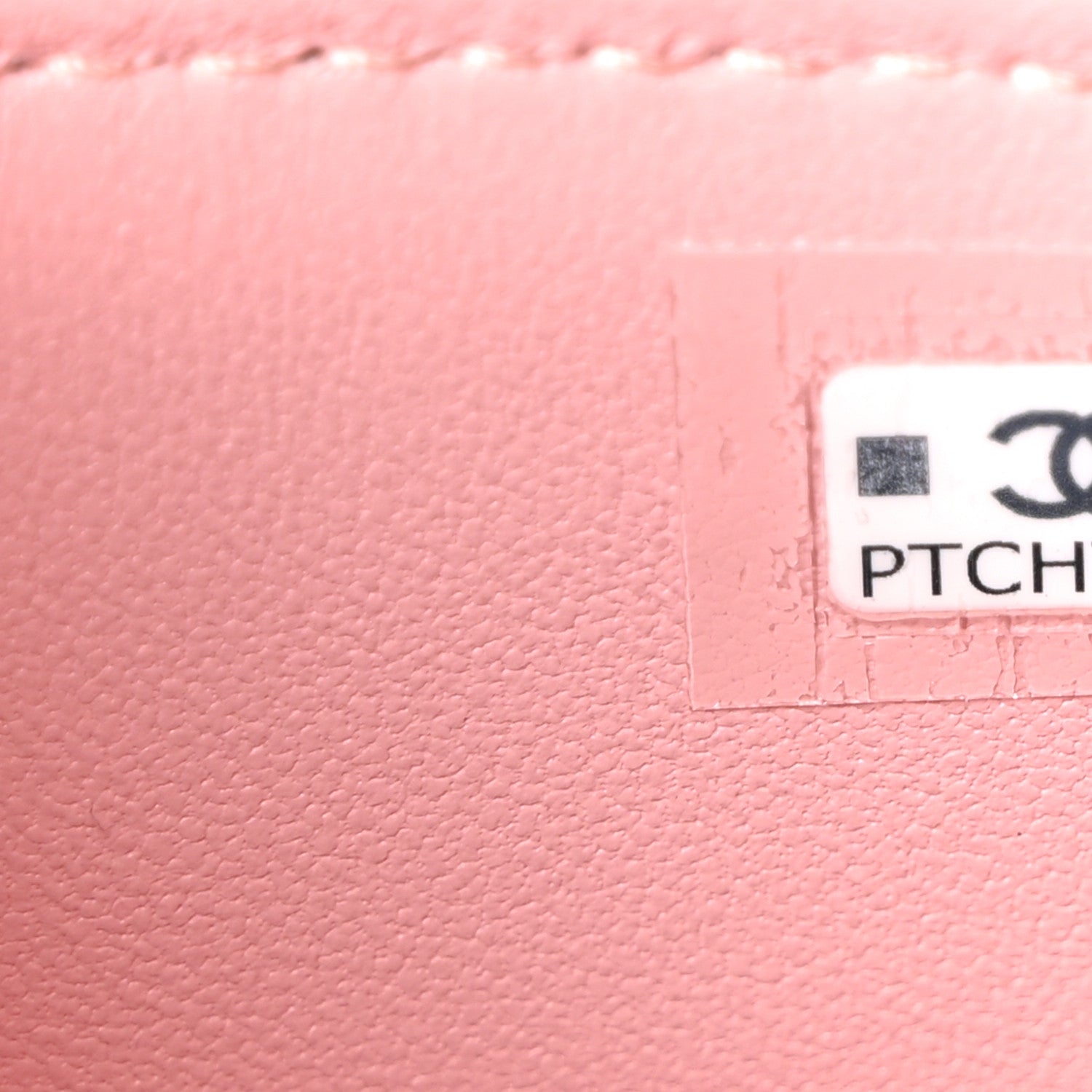 Chanel Calfskin Crocodile Embossed Crococo Top Handle Slim Vanity Case With Chain Pink 7 of 11