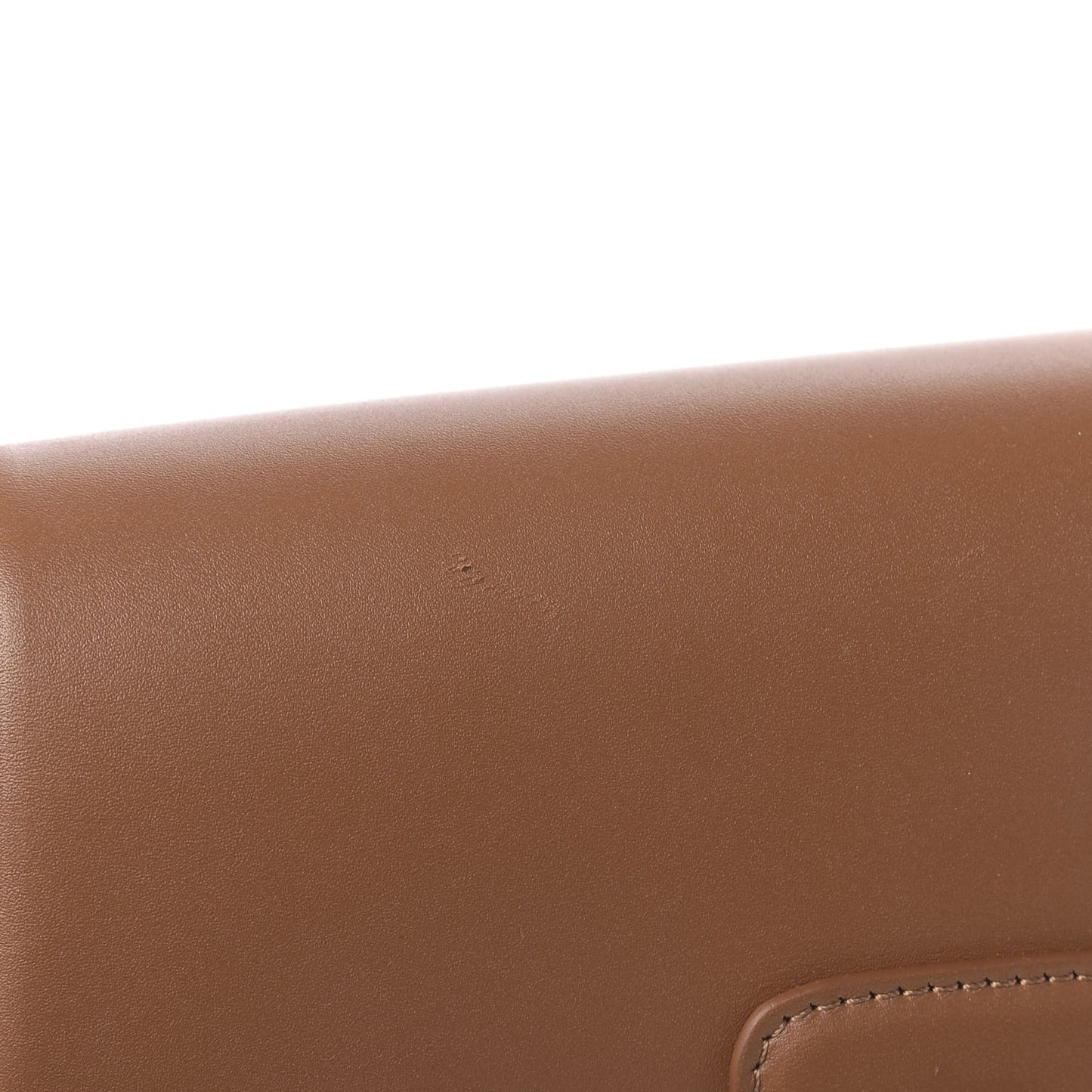 Shiny Calfskin Medium Tassel Bag Caramel