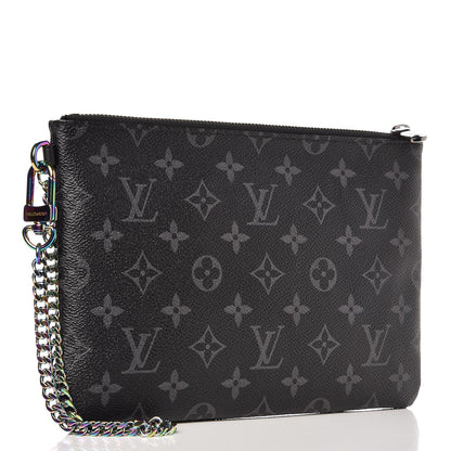 Louis Vuitton Monogram Eclipse Fragment Design iPad Pouch 3 of 7