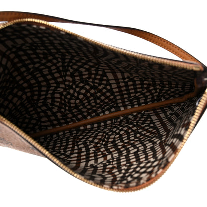 MCM Visetos Liz Shopper Tote Pouch Cognac 5 of 7