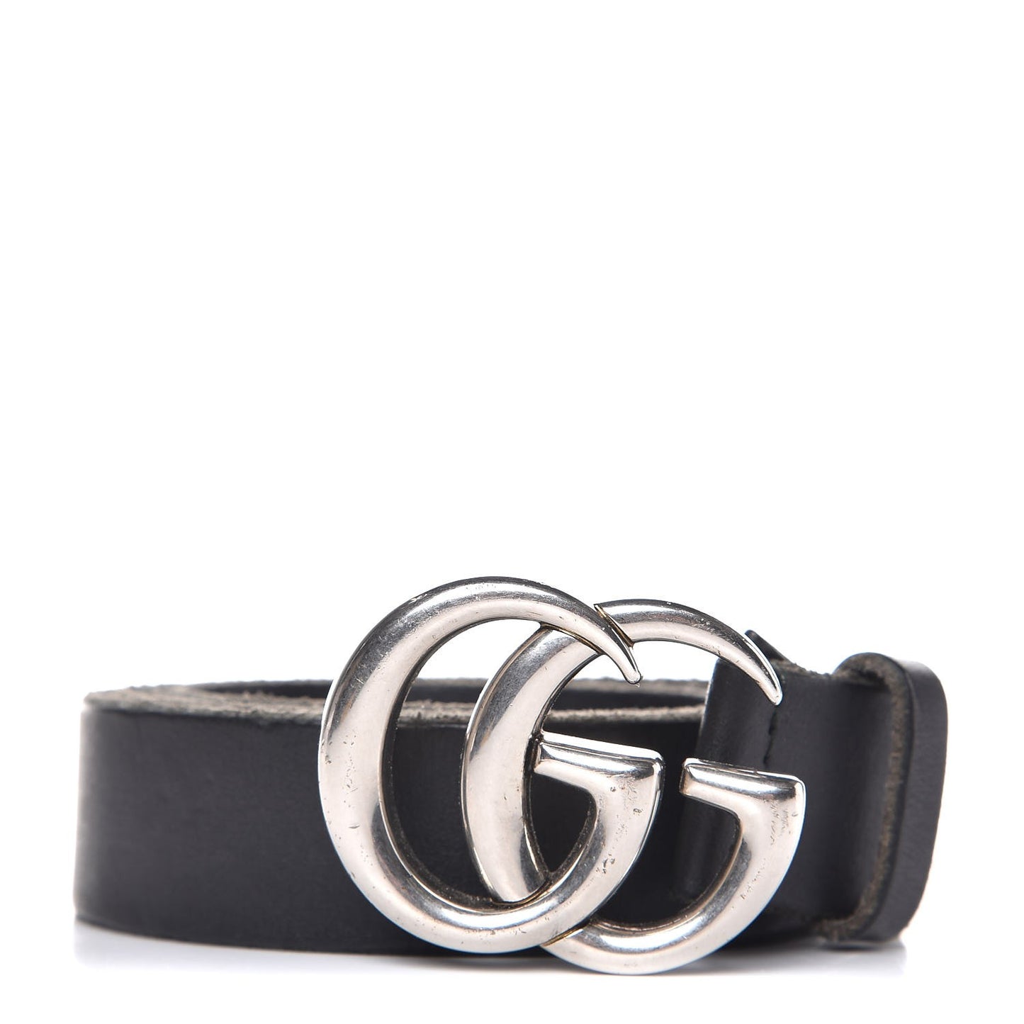 Cuoio Toscano Nickel Double G 30mm Belt 95 38 Black