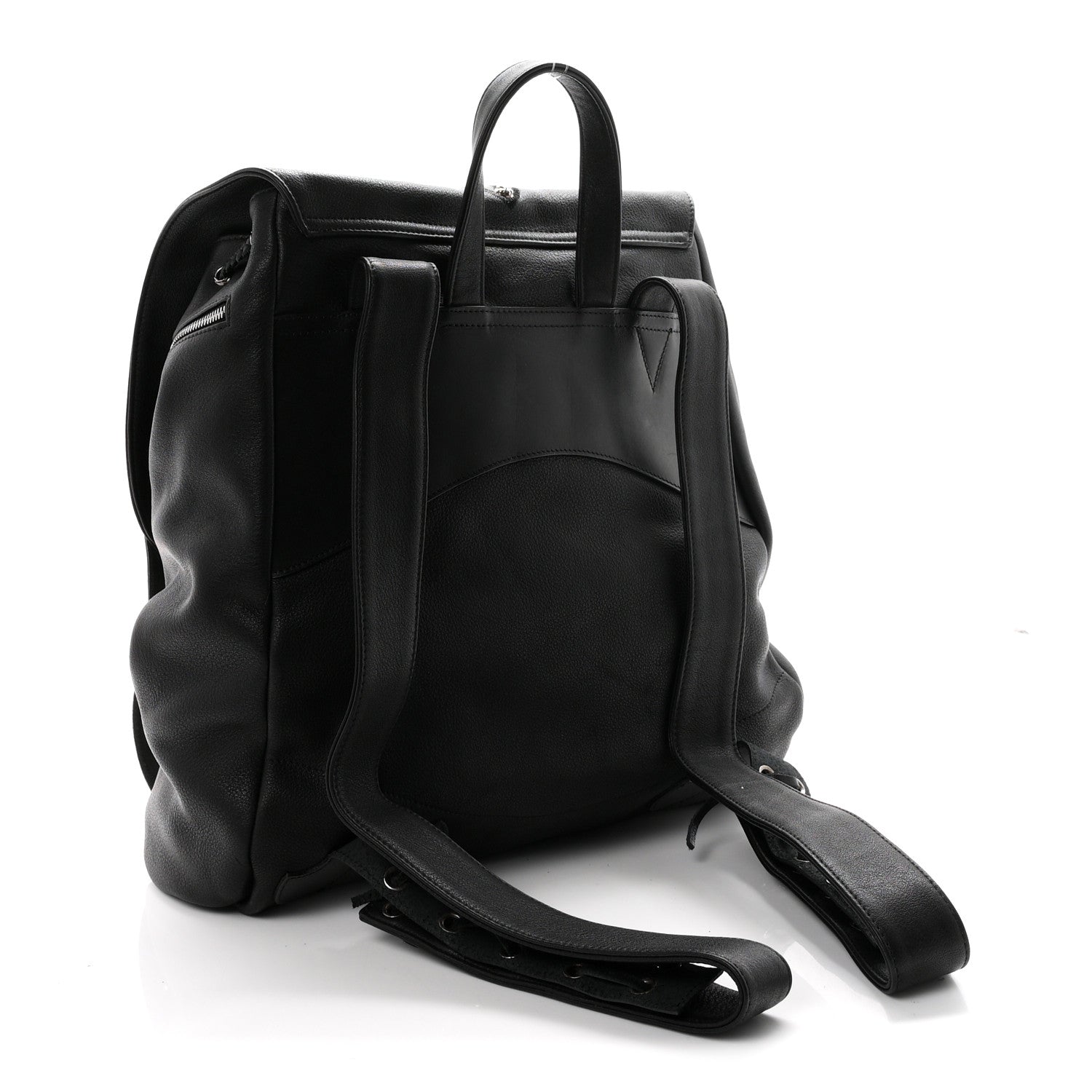 Chrome Hearts Calfskin Cross Patch Feurknee Backpack  Black 2 of 8