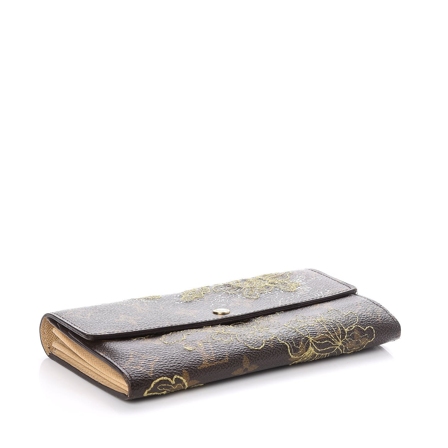 Monogram Dentelle Sarah Wallet Gold