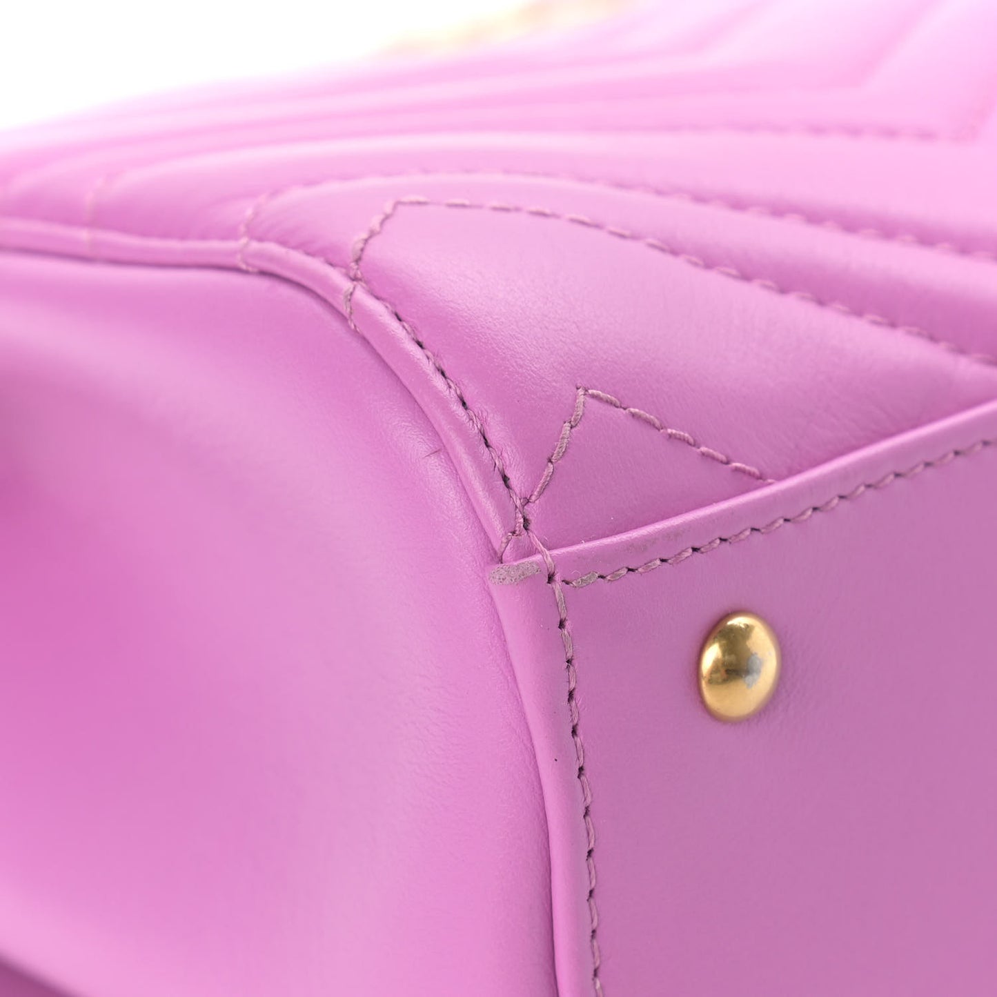 Calfskin Matelasse Small GG Marmont Tote Candy Mousse