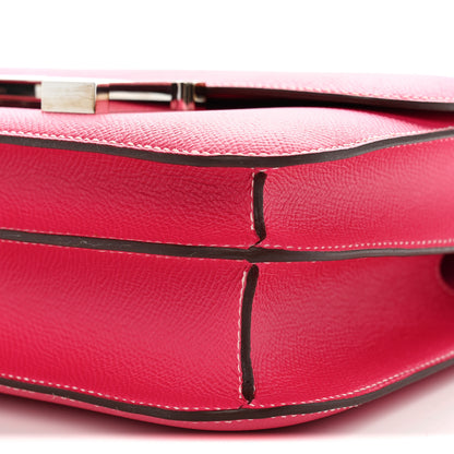Hermes Epsom Constance 24 Rose Tyrien 9 of 11