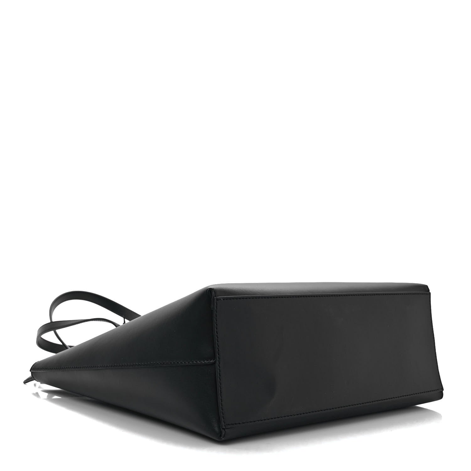 Versace Calfskin Shopping Tote Black 4 of 10