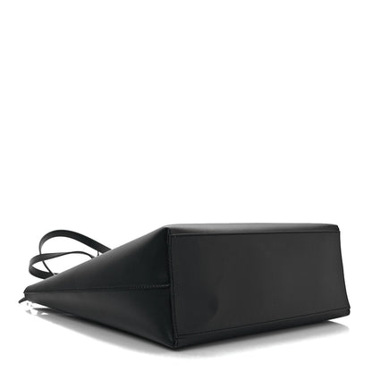 Versace Calfskin Shopping Tote Black 4 of 10