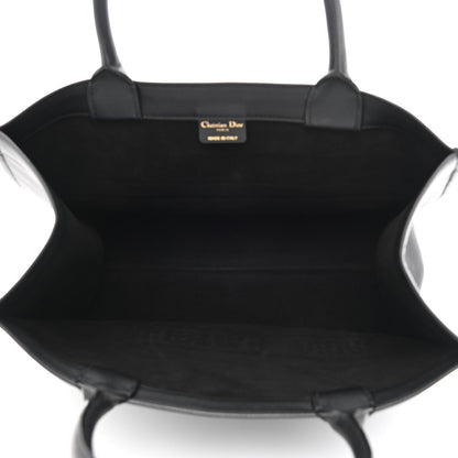 Christian Dior Calfskin Embossed Medium Book Tote Black 5 of 12