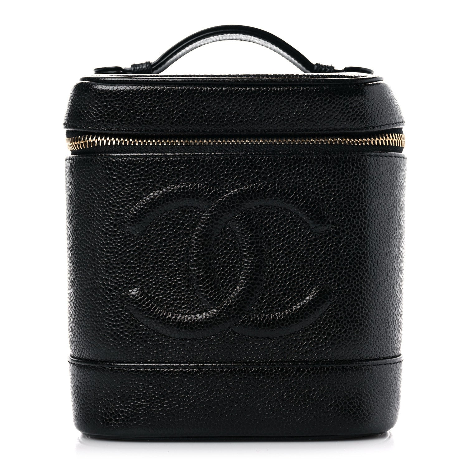Chanel Caviar Cosmetic Vanity Bag Black 1 of 11