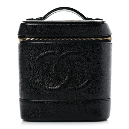 Chanel Caviar Cosmetic Vanity Bag Black 1 of 11
