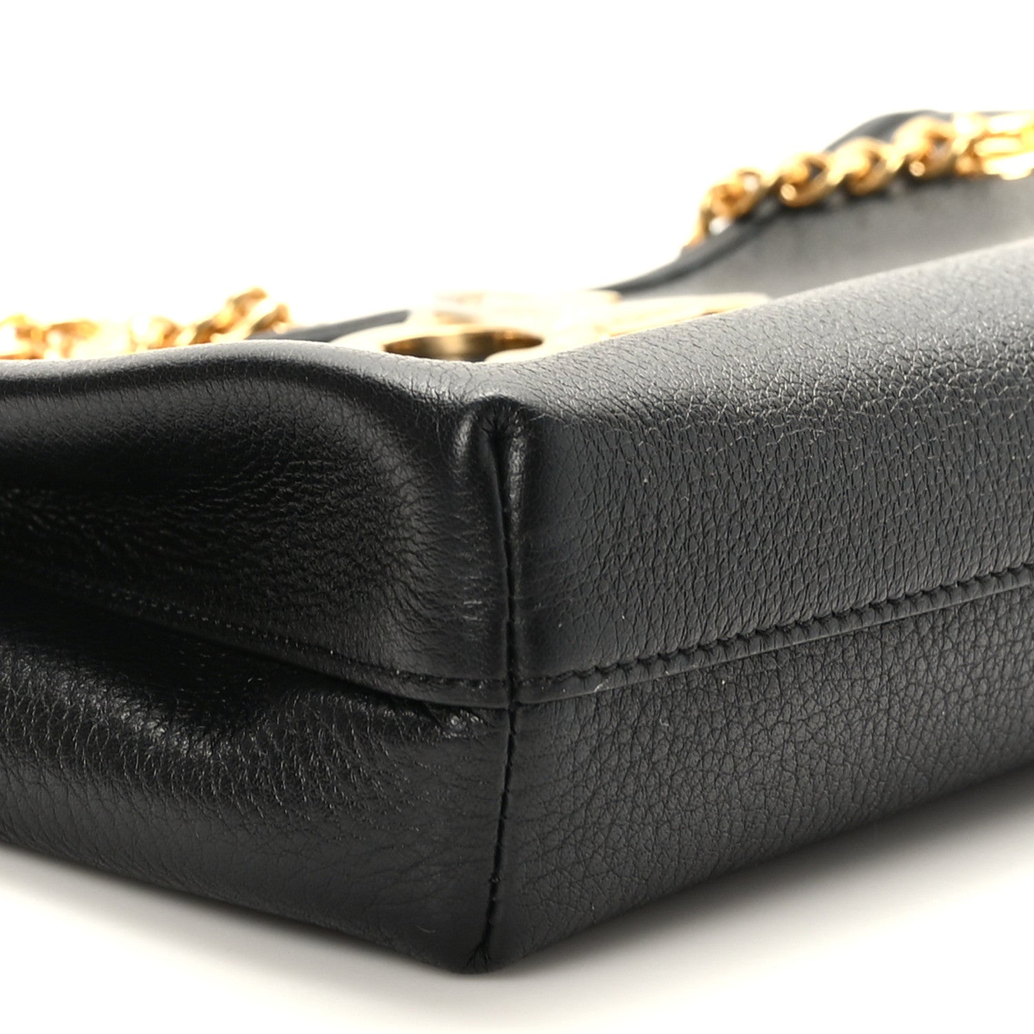 Celine Supple Grained Calfskin Medium Newspaper Bag Black 7 of 8