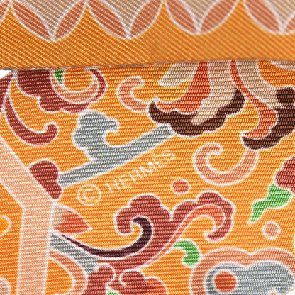 Hermes Silk Collections Imperiales Twilly Bouton D'Or Miel Vert 3 of 4