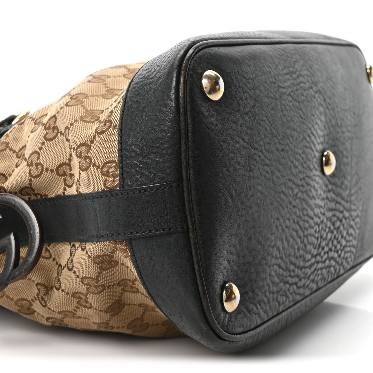 Gucci Monogram Medium Top Handle Bag Brown 9 of 10