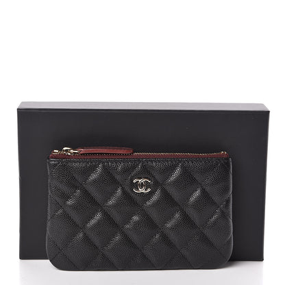 Chanel Caviar Quilted Small Cosmetic Case Black 8 of 8