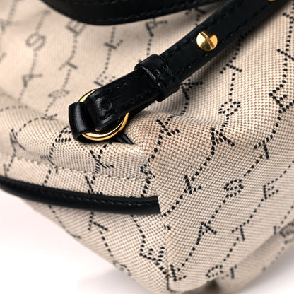 Stella McCartney Canvas Mini Stella Logo Backpack Neutral 10 of 13