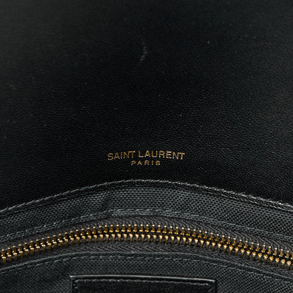Saint Laurent Raffia Monogram Medium Jamie Black 7 of 11