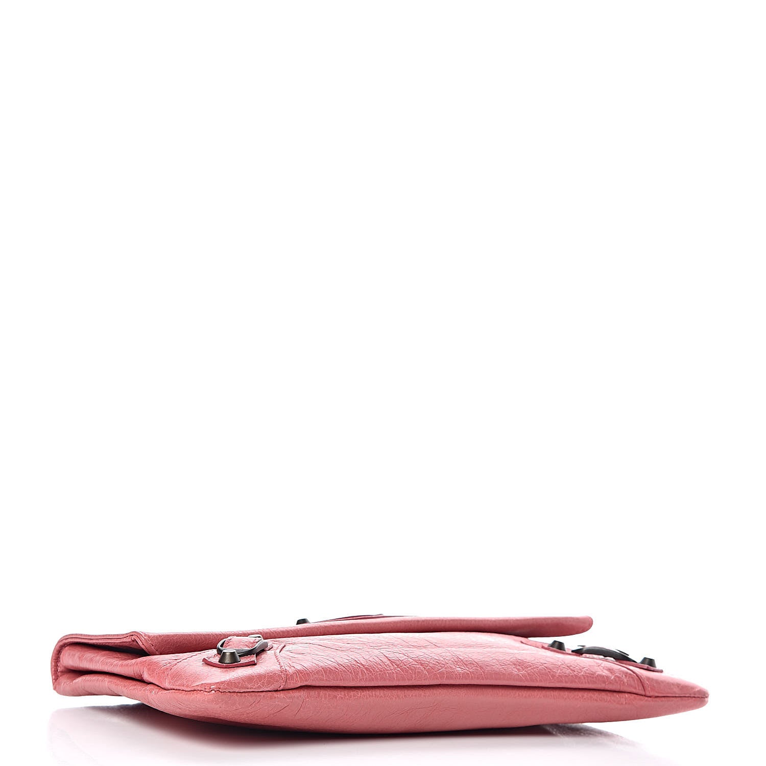 Balenciaga Agneau Classic Hardware Envelope Clutch Rose Bonbon 4 of 9