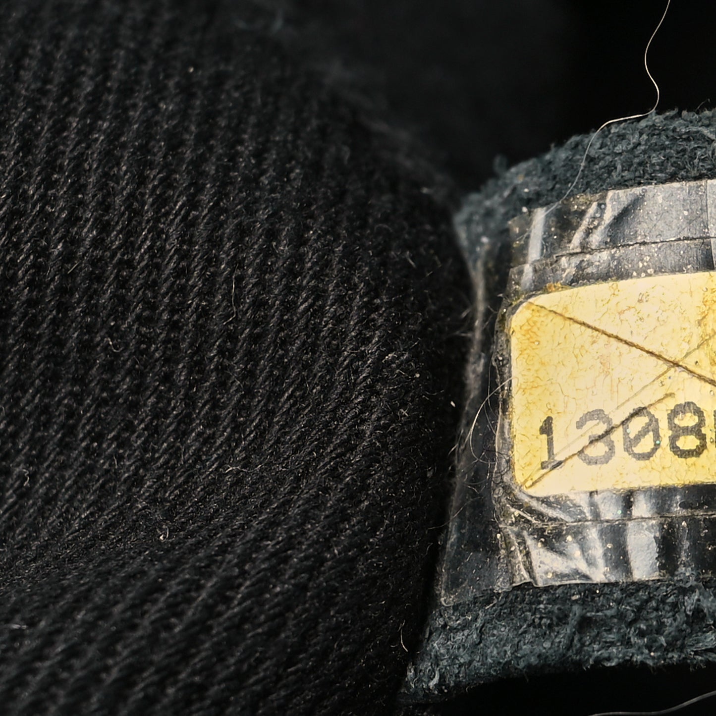 Lambskin Large Sharpei Shoulder Bag Black