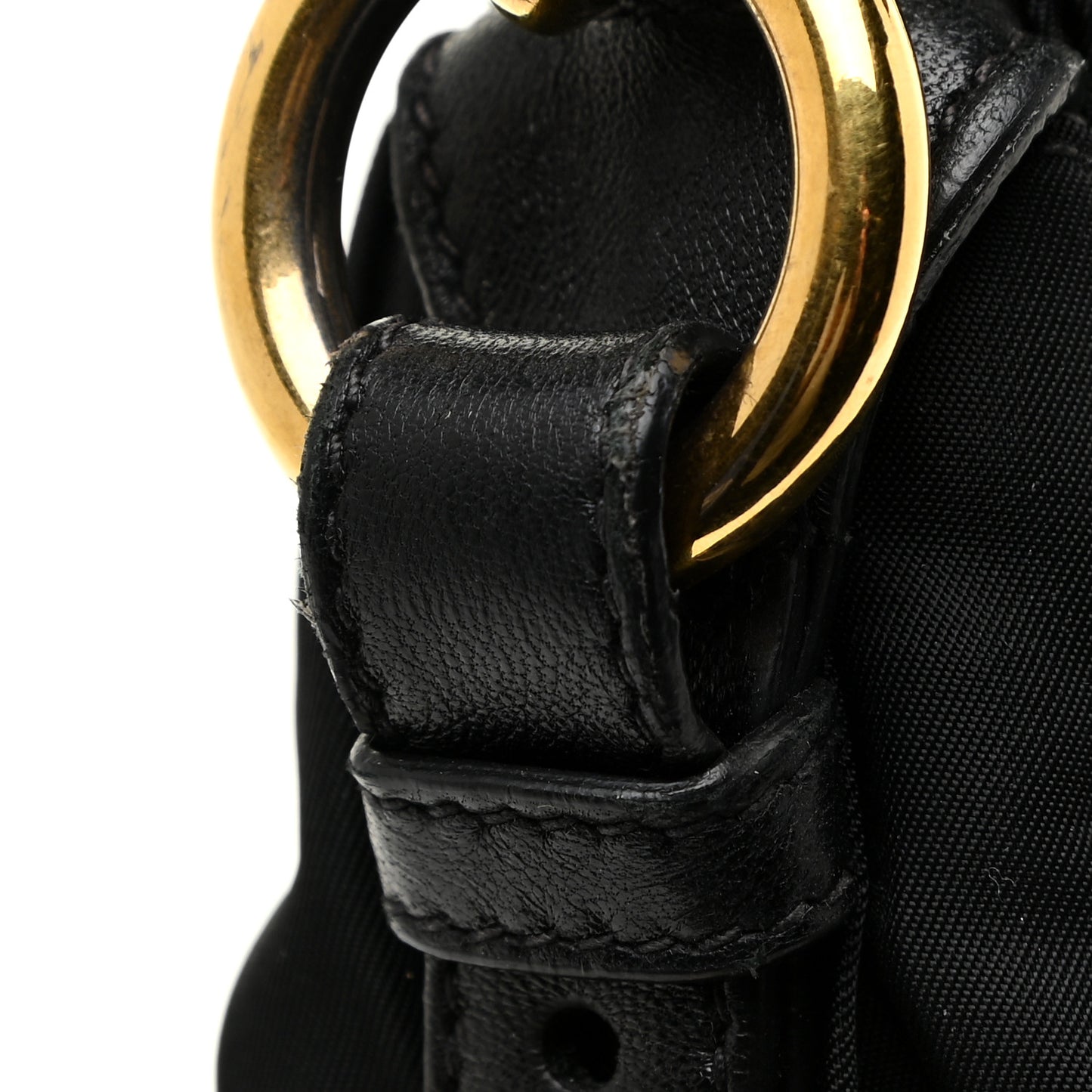 Tessuto Nylon Gaufre Tote Black
