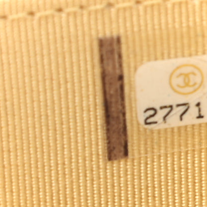 Chanel Iridescent Caviar Quilted Zip Coin Purse Yellow 7 of 7