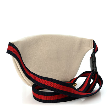 Gucci Grained Calfskin Small Logo Belt Bag White 3 of 10