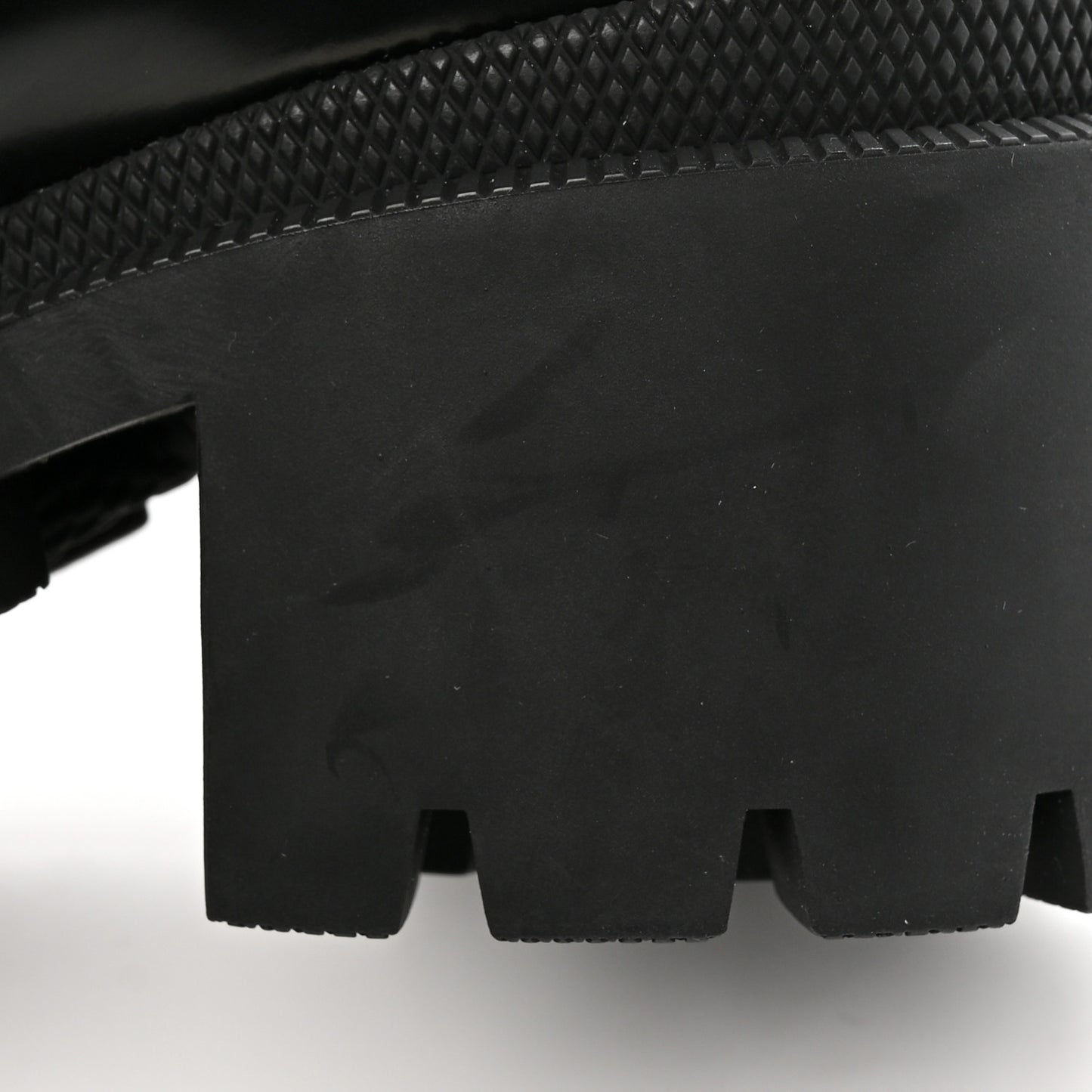 Calfskin Sylvie Web Lace Up Combat Boots 35 Black