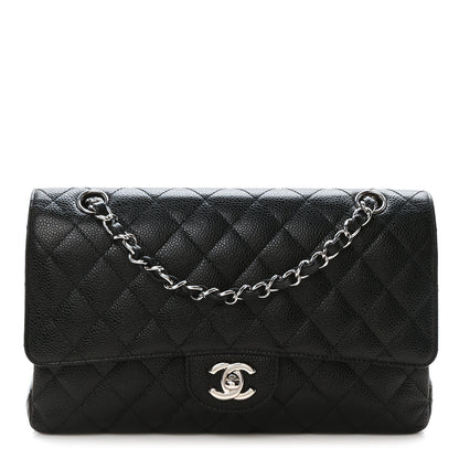 Chanel Caviar Quilted Medium Double Flap Black 1 of 11