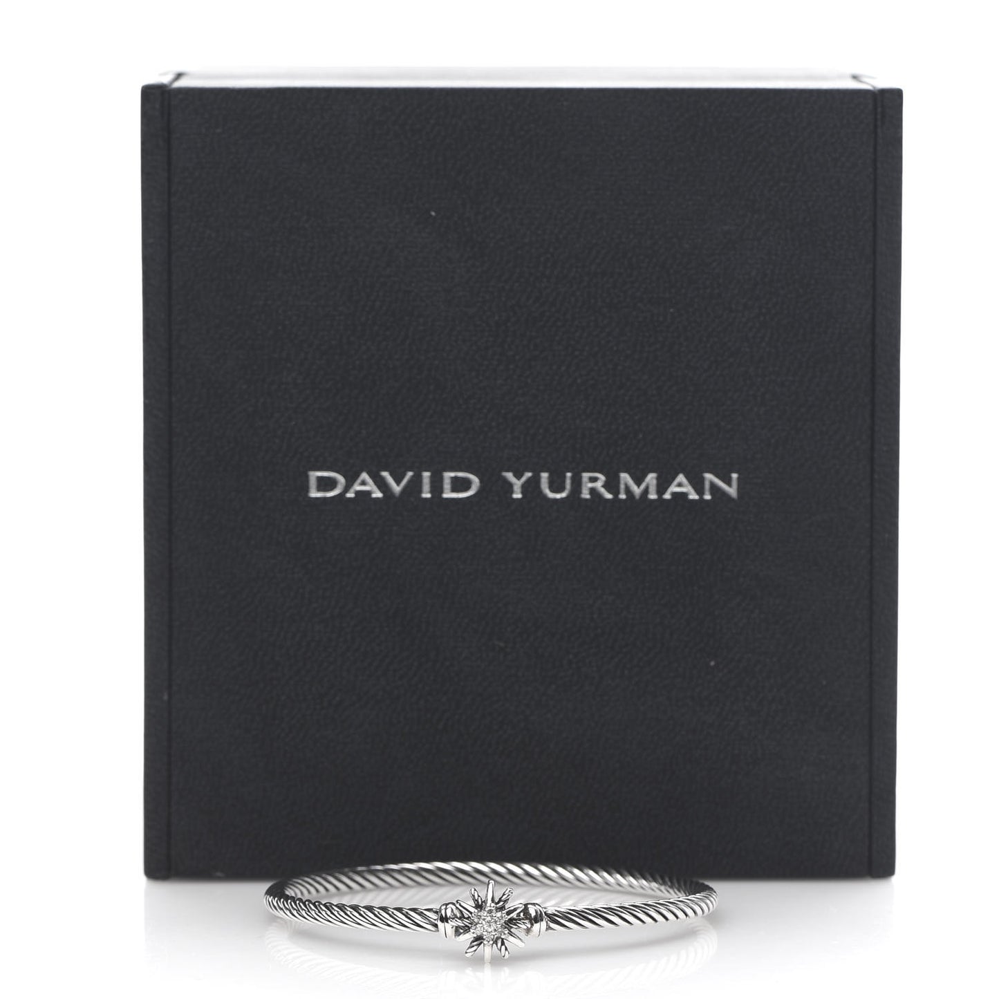 Sterling Silver Diamond Starburst Bracelet