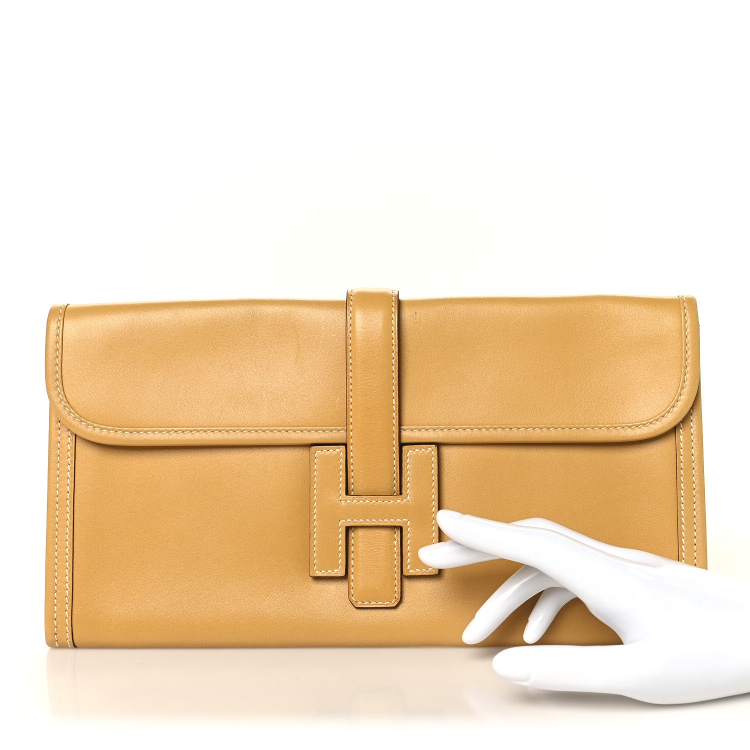 Hermes Swift Jige Elan 29 Clutch Curry 1846811 – FASHIONPHILE