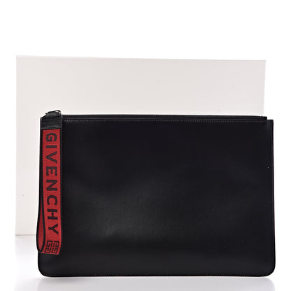 Givenchy Coated Canvas Large 4G Zip Pouch With Strap Black 7 of 7