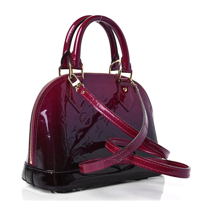 Louis Vuitton Vernis Degrade Alma BB Magenta 2 of 9