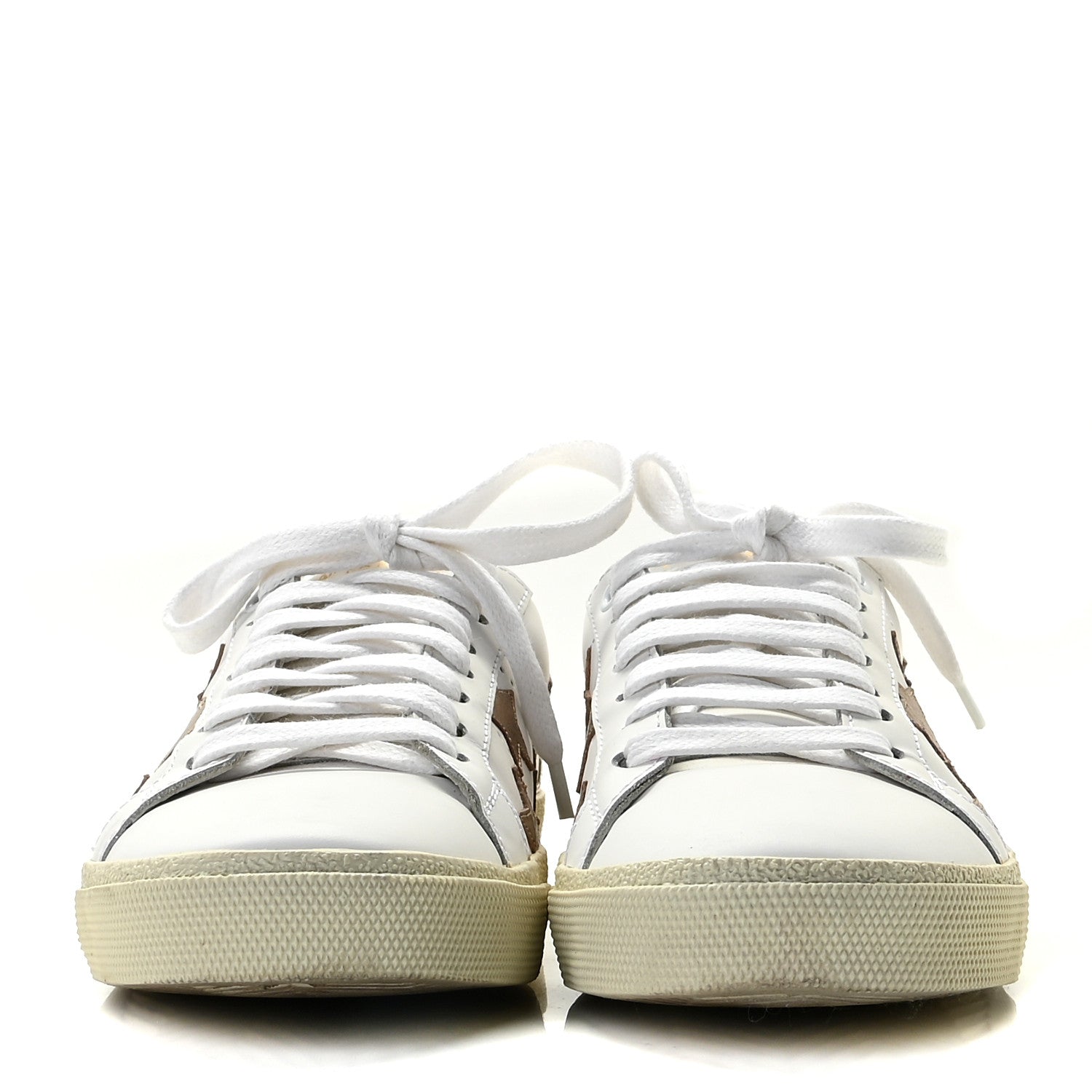 Saint Laurent Nappa Star Court Sneakers 36.5 Off White 2 of 11