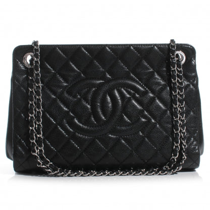Chanel Caviar CC Timeless Shopping Tote Black 1 of 8