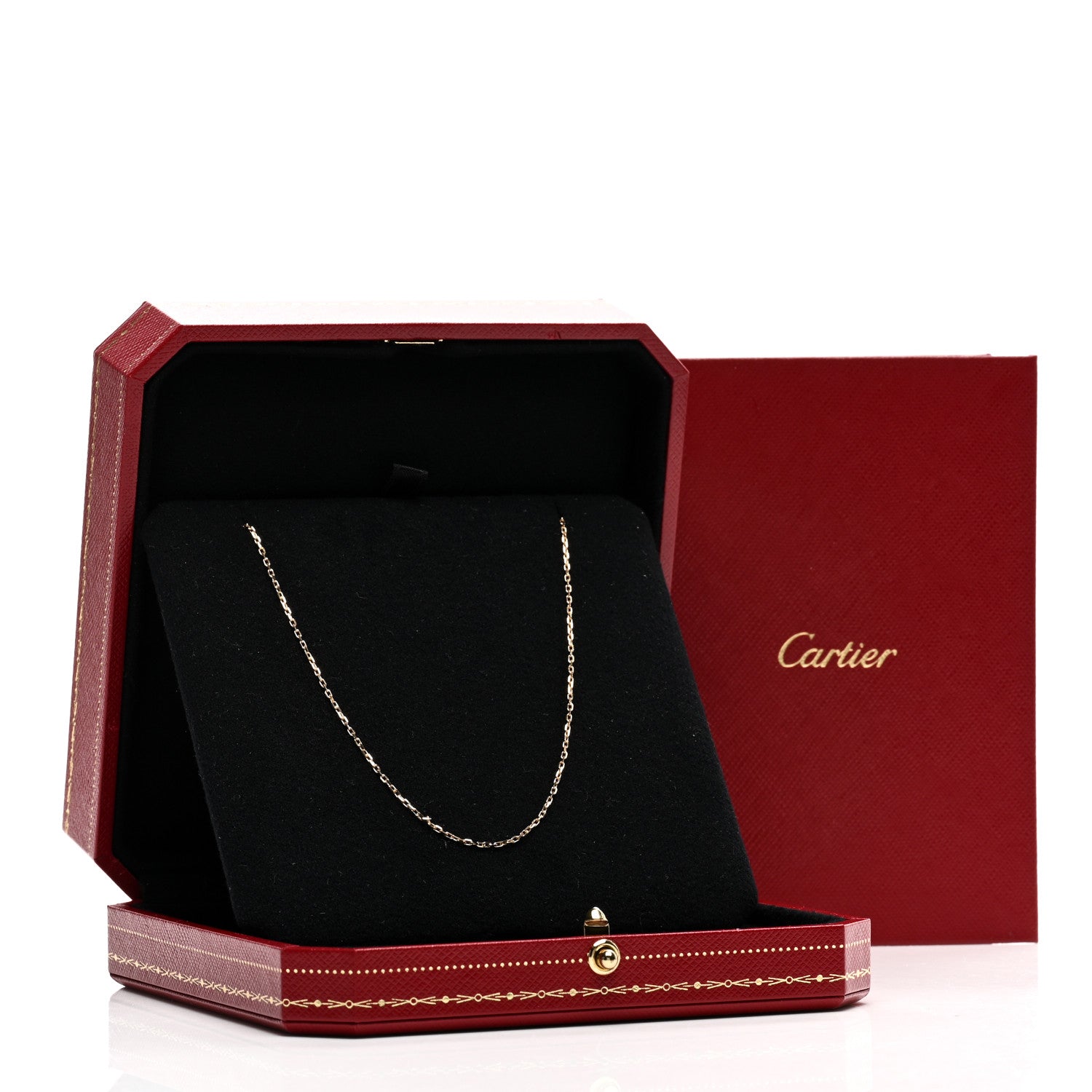 Cartier 18K Yellow Gold Chain Necklace 5 of 5