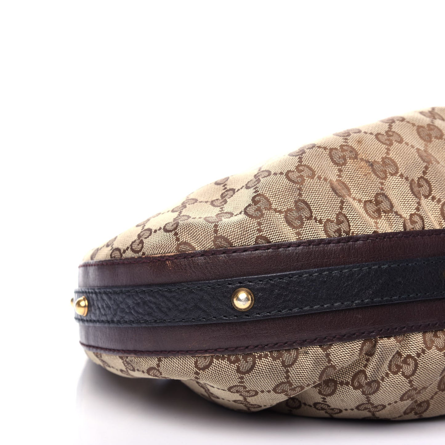Monogram Medium Interlocking Hobo Dark Brown