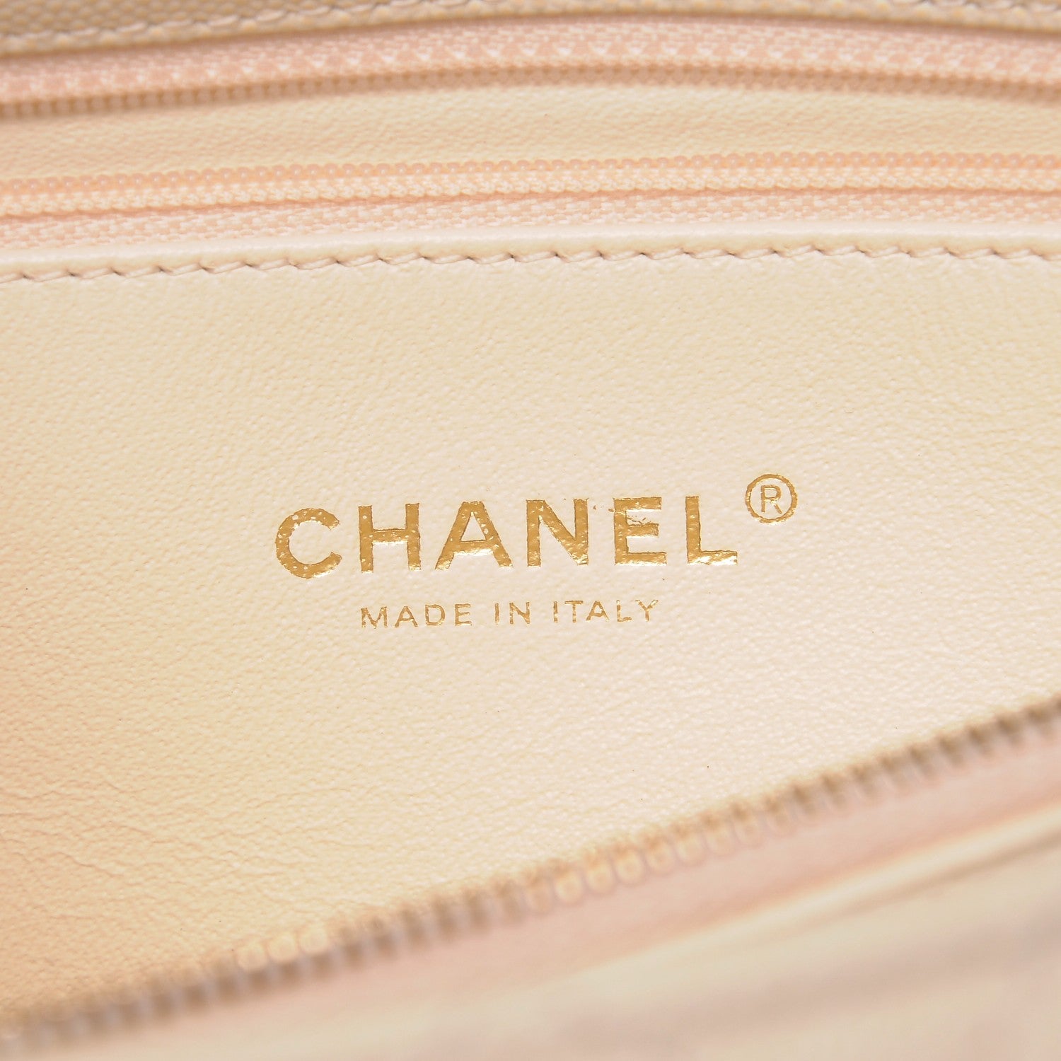 Chanel Caviar Lizard Quilted Medium Coco Handle Flap Ivory 7 of 10