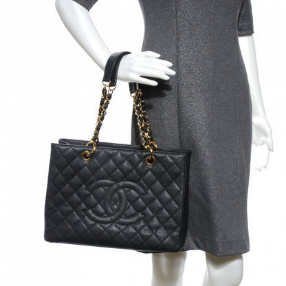 Chanel Caviar Grand Shopping Tote GST Black 2 of 8