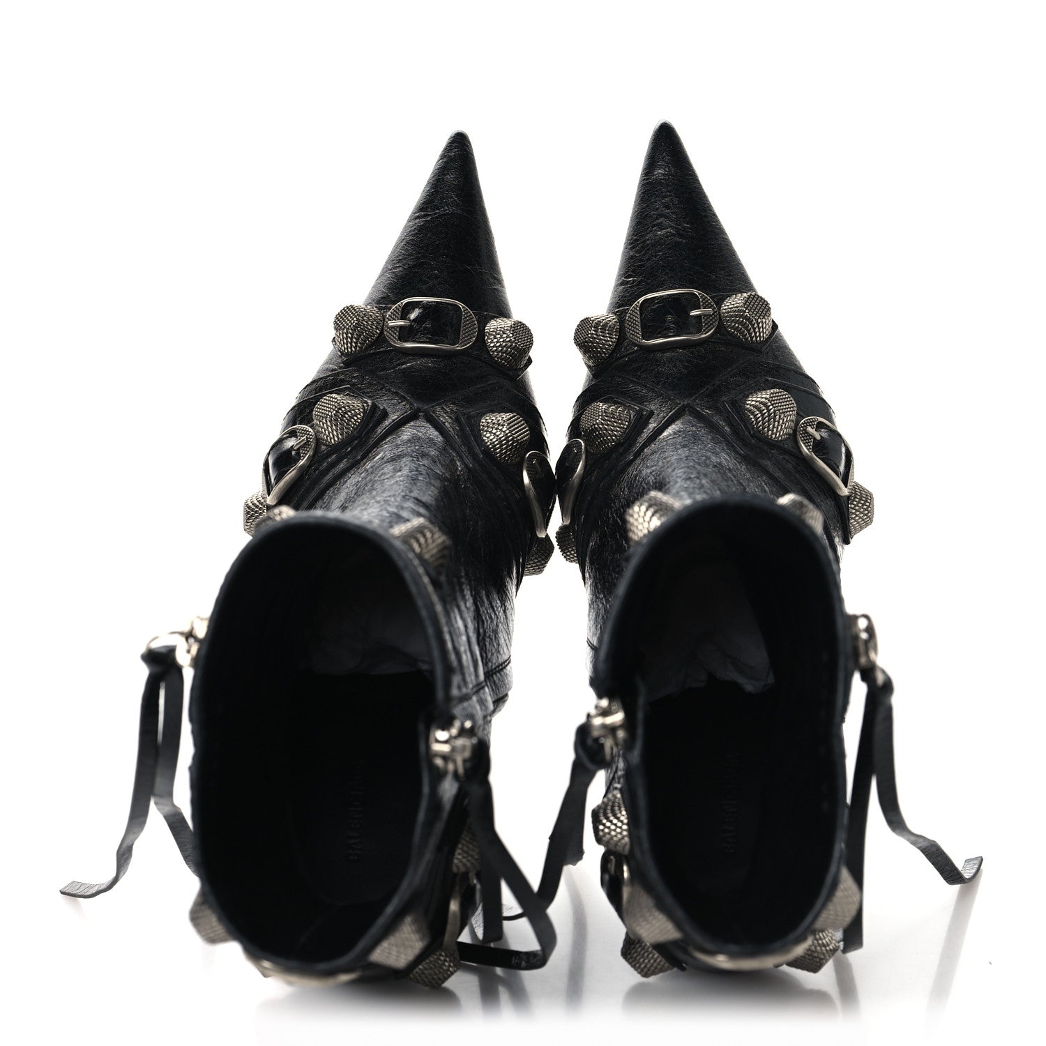 Balenciaga Agneau Arena Cagole 70mm Ankle Boots 35 Black 2 of 10